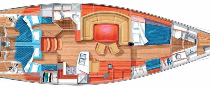 Sweden Yachts 45 Layout 1