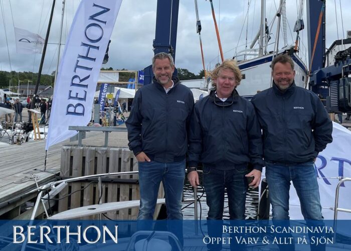 Berthon Scandinavia at Orust sailboat show with Öppet Varv & Allt på Sjön Boat Shows