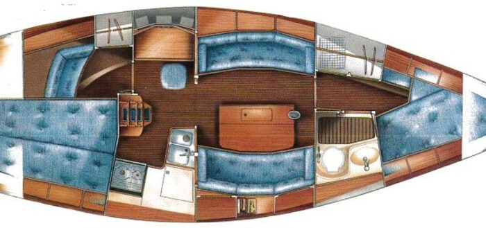 Sweden Yachts 340 Layout 1