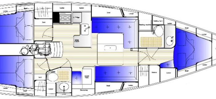 Hallberg-Rassy 412 Layout 1