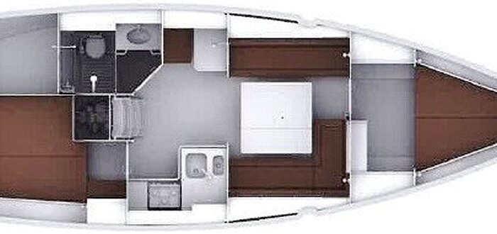 Bavaria 36 Cruiser Layout 1