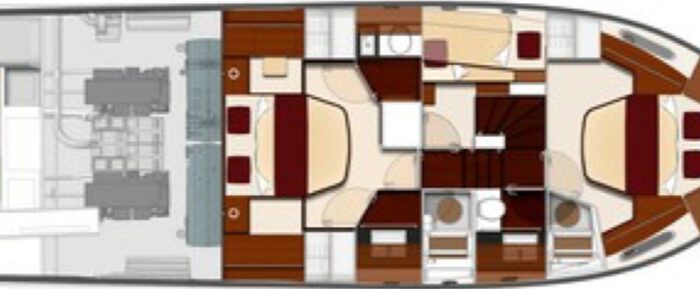 Beneteau Swift Trawler 50, TOTEM Layout 2