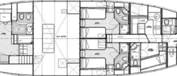 Benetti Sail Division 79, VICTORIA III Layout 2