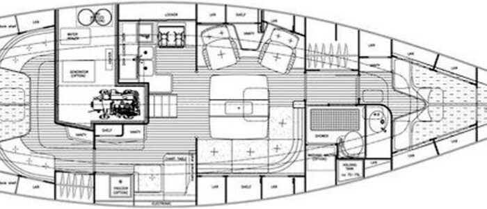 Hallberg-Rassy 40, IDUNN Layout 1