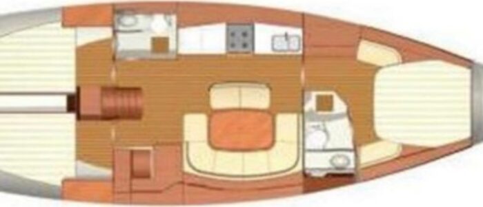 Dufour 455 GL, BARBASOL Layout 1