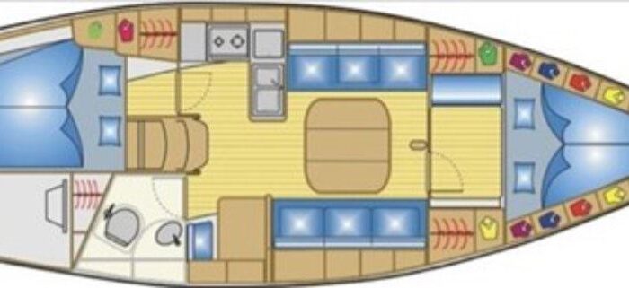 Bavaria 36, VIRUS X Layout 1