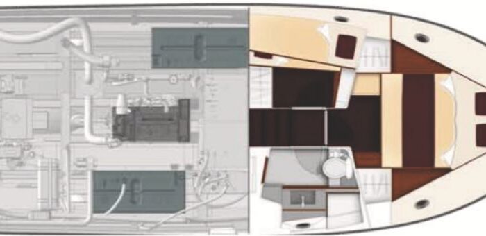 Beneteau Swift Trawler 34 Layout 2