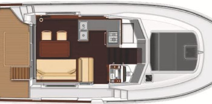 Beneteau Swift Trawler 34 Layout 4