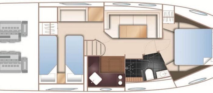 Princess V39, YATZY Layout 2