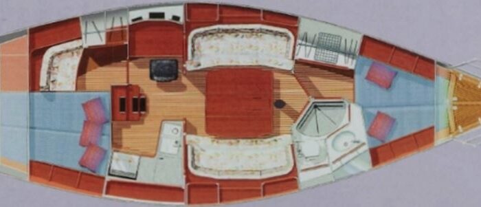 Sweden Yachts 370 Layout 1