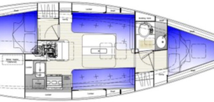 Hallberg-Rassy 310 Layout 1
