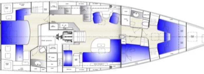 Hallberg-Rassy 57, MALINCO Layout 1